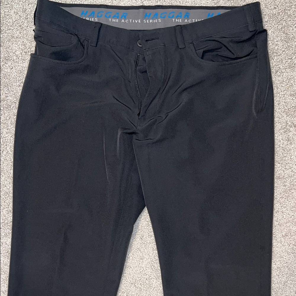 Haggar “The Active Series” Black Pants